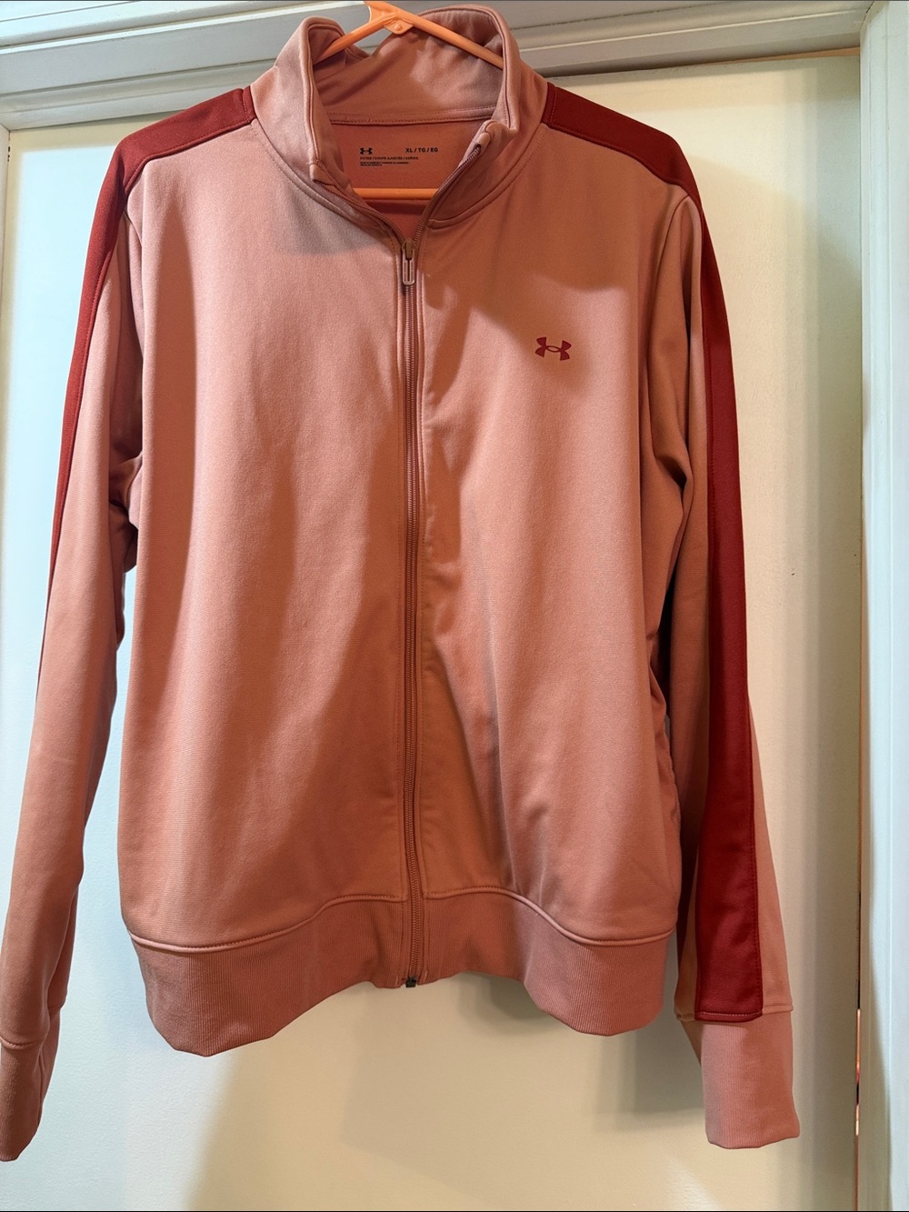 Under Armour Women's Dusty Pink and Rose Track Jacket
